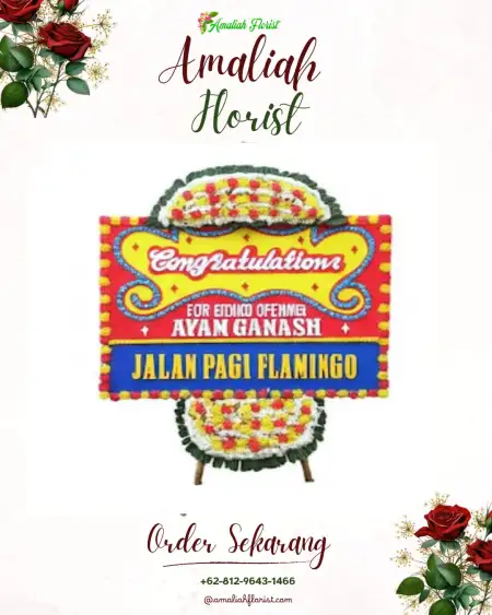 Sewa Papan Bunga Tapin